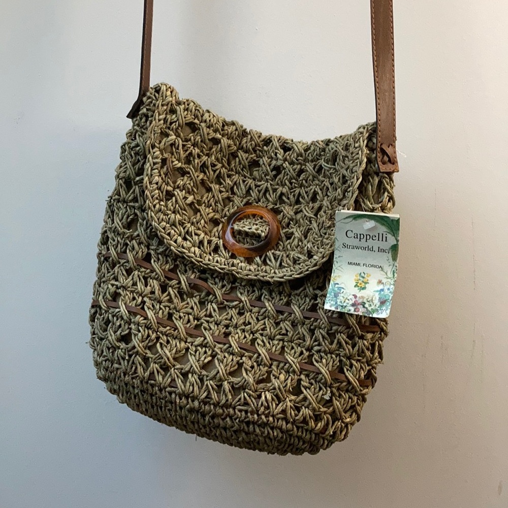 NWT straw purse